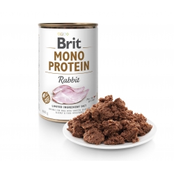 Brit Mono Protein Rabbit Puszka Dla Psa Z Królikiem 400g