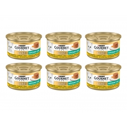 GOURMET GOLD SavouryCake Chicken Carrot Kurczak Marchewka 6x85g