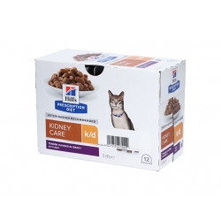 HILL'S PD FELINE K/D Kidney Care saszetka Wołowina 12x 85g