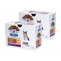 HILL'S PD FELINE K/D Kidney Care saszetka Wołowina 24x 85g