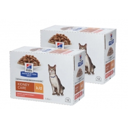 HILL'S PD FELINE K/D Kidney Care saszetka Łosoś 24x 85g