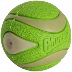 CHuckit! MAX GLOW Ultra Squeaker Ball rozmiar M piszcząca i świecąca piłka dla psa