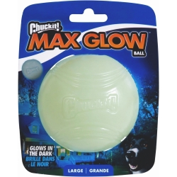 Chuckit! Max Glow Ball L Piłka Świecąca dla Psa w Ciemności