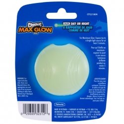 Chuckit! Max Glow Ball S Piłka Świecąca dla Psa w Ciemności